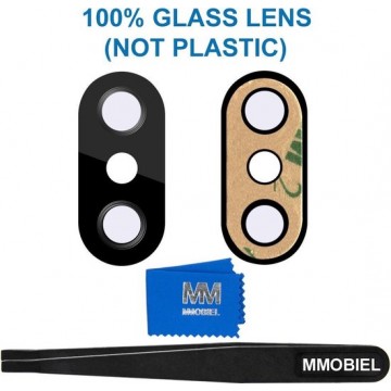 MMOBIEL Glas Lens Back Camera voor Xiaomi Mi A2 Lite (ZWART) - inclusief Pincet en Doekje
