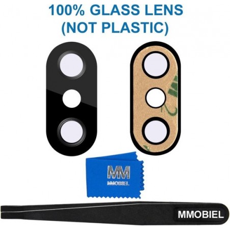 MMOBIEL Glas Lens Back Camera voor Xiaomi Mi A2 Lite (ZWART) - inclusief Pincet en Doekje