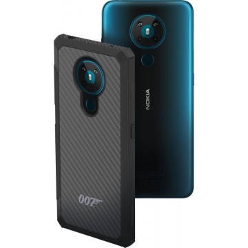 Nokia Kevlar James Bond 007 Hoesje voor Nokia 5.3 - zwart