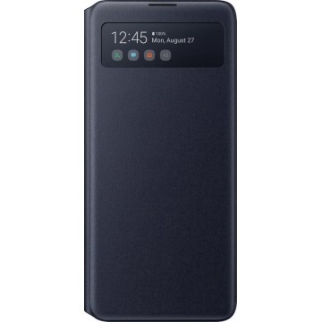 Samsung S View Wallet Cover - Samsung Note 10Lite - Zwart