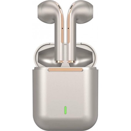 J18 TWS Wireless Headphone Bluetooth Earphone Headset True Wireless (Roos kleur)