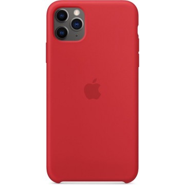 Apple Silicone Backcover iPhone 11 Pro Max hoesje - Red