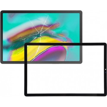 Voorste scherm buitenste glazen lens voor Galaxy Tab S5e SM-T720 / SM-T725 (zwart)