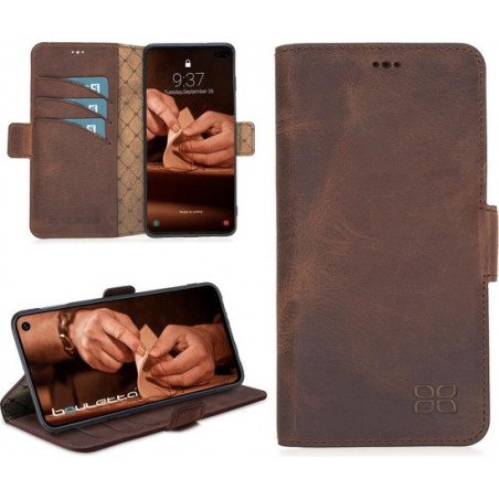 Bouletta - Samsung Galaxy S8 Leer BookCase hoesje Antic Brown