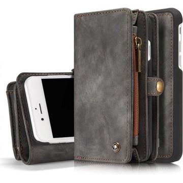 2-in-1 Wallet Case iPhone SE 2020 + Glazen screen protector
