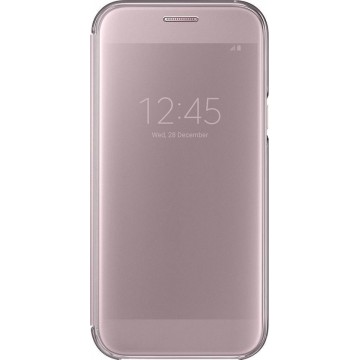 Samsung clear view cover voor Samsung A520 Galaxy A5 2017 - Roze