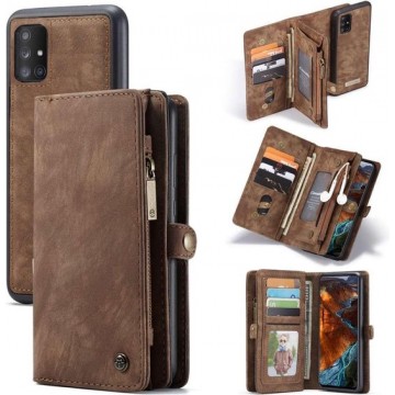 CASEME - Samsung Galaxy A51 Vintage Wallet Case - Bruin
