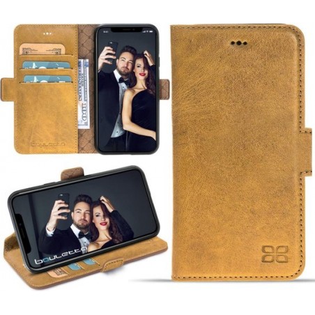 Bouletta Leder iPhone Xs Max - BookCase hoesje - Amber Autumn