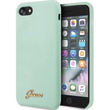 Guess Silicone Retro Hard Case Apple iPhone 7/8/SE (2020) - Groen