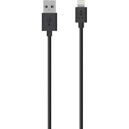 Belkin MIXIT Apple iPhone Lightning naar USB Kabel - 1.2 meter - Zwart