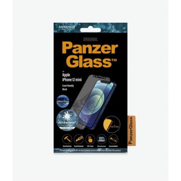 PanzerGlass Case Friendly AntiBlueLight Screenprotector voor de iPhone 12 Mini - Zwart