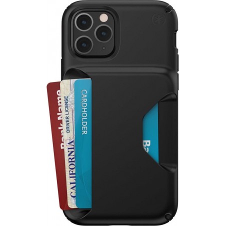 Presidio Wallet Backcover iPhone 11 Pro hoesje - Zwart