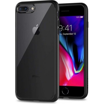 Spigen Ultra Hybrid 2 Apple iPhone 8 Plus Hoesje Zwart
