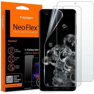 Spigen Neo Flex HD Screenprotector Samsung Galaxy S20 Ultra (2 Pack)