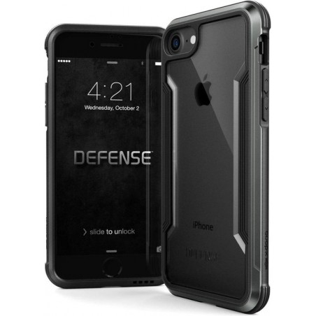 X-Doria Defense Shield Apple iPhone 8 / 7 Hoesje - Zwart