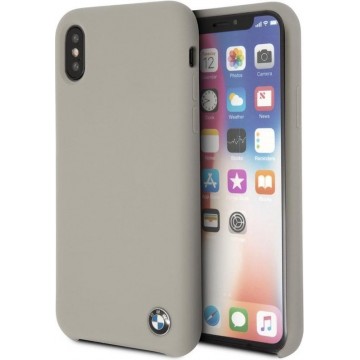 BMW Taupe Silicone Hard Case voor iPhone X / Xs