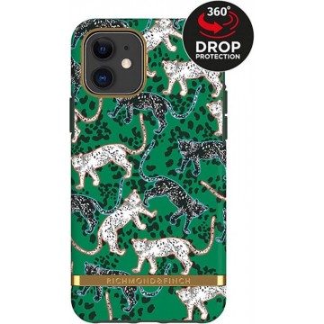 Richmond & Finch - iPhone 11 Hoesje - Freedom Series Green Leopard