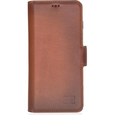 Bouletta Samsung Galaxy S10e leer Book- WalletCase  Rustic Cognac