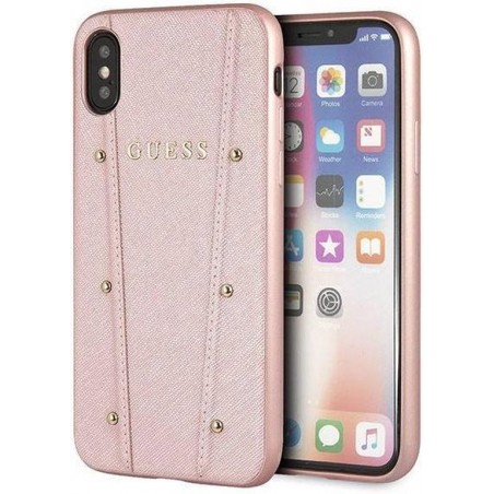 Guess Backcover voor Apple iPhone X / Xs - Rose Gold