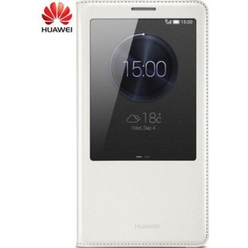 Huawei view flip tasje - wit - voor Huawei Ascend Mate 7