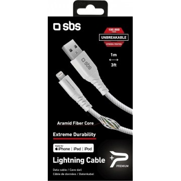 SBS Mobile | Computerkabel | USB 2.0 A Male naar Apple Lightning