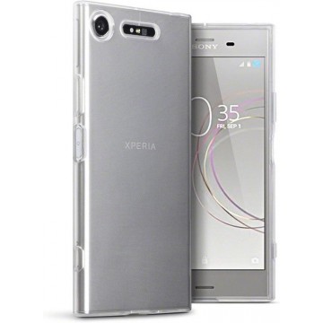Sony XZ1 Hoesje - Siliconen Back Cover - Transparant