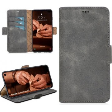 Bouletta - Samsung Galaxy S8 Plus leder BookCase hoesje Antic Grey