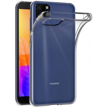 Huawei Y5P silicone hoesje transparant