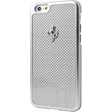 iPhone 6s/6 hoesje - Ferrari - Zilver - Carbon