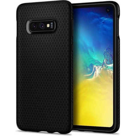 Hoesje Samsung Galaxy S10e  - Spigen Liquid Air Case - Zwart