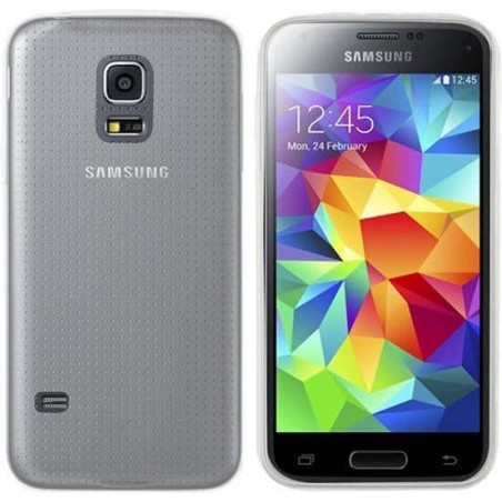 Hoesje CoolSkin3 TPU Case voor Samsung Galaxy S5 Neo Semi Transparant Wit