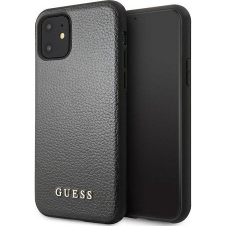 Guess IriDescent Hard Case voor Apple iPhone 11 (6.1") - Zwart