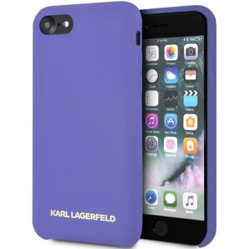 Karl Lagerfeld Silicone Case - Apple iPhone 7 (4.7") - Paars
