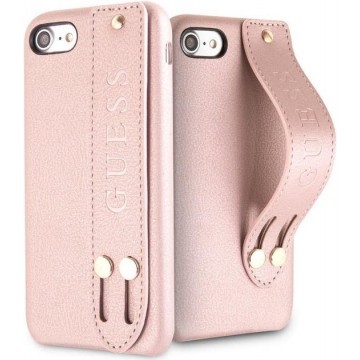 Guess Saffiano Strap Hard Case - Apple iPhone 8 (4.7") - Roségoud