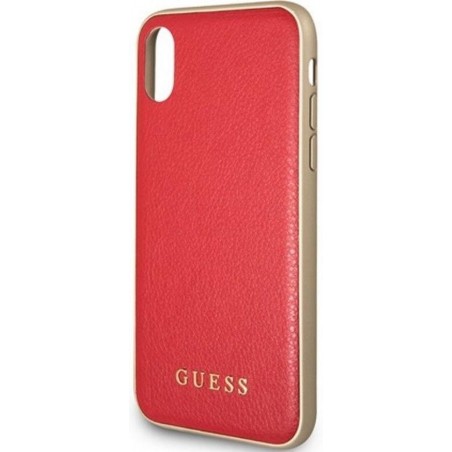 Guess IriDescent Hard Case voor Apple iPhone X / Xs (5,8") - Rood