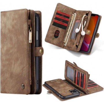 CASEME - Apple iPhone 11 Vintage Wallet Case - Bruin