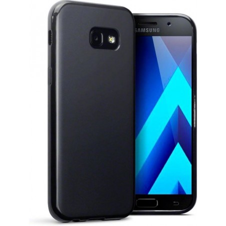 Samsung Galaxy A3 2017 Hoesje - Siliconen Back Cover - Zwart