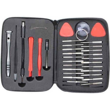 Let op type!! JF-6035 32 in 1 Professional Multi-functional Screwdriver Set with Bag(Silver)