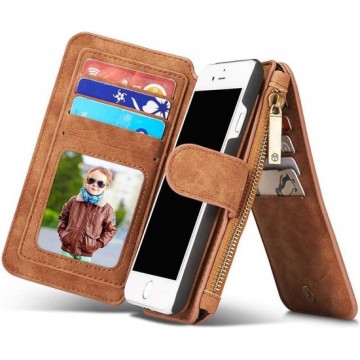 CASEME - Apple iPhone SE (2020) / iPhone 7/8 Retro Removable Wallet Case - Bruin