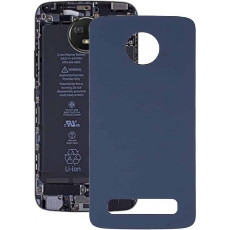 Let op type!! Battery Back Cover for Motorola Moto Z3 Play(Blue)