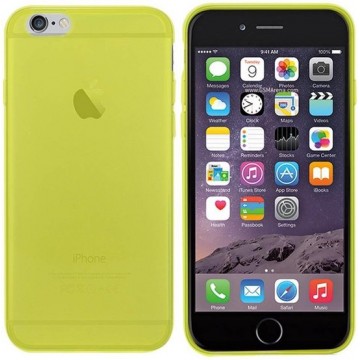 Colorfone PREMIUM CoolSkin3T hoesje / Cover / Case voor de Apple iPhone 6 Transparant Geel
