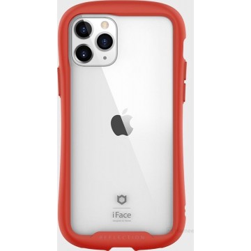Hardcover met rubberen stootrand voor extra bescherming voor iPhone 11 Pro - rood - iFace