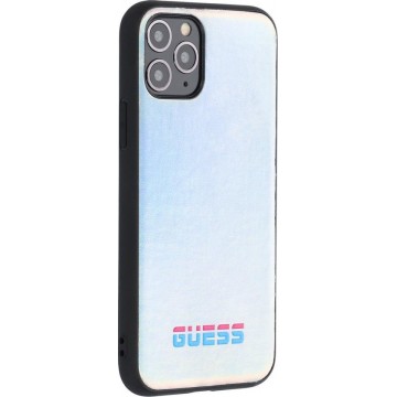 Guess Backcover hoesje Iridescent geschikt voor Apple iPhone 11 Pro - Zilver - Original - GUHCN58BLD