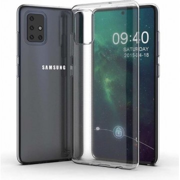 Samsung Galaxy A71 Hoesje Transparant - Siliconen Case