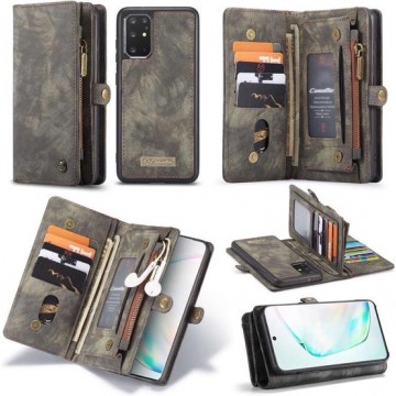 CASEME - Samsung Galaxy S20 Plus Vintage Wallet Case - Zwart