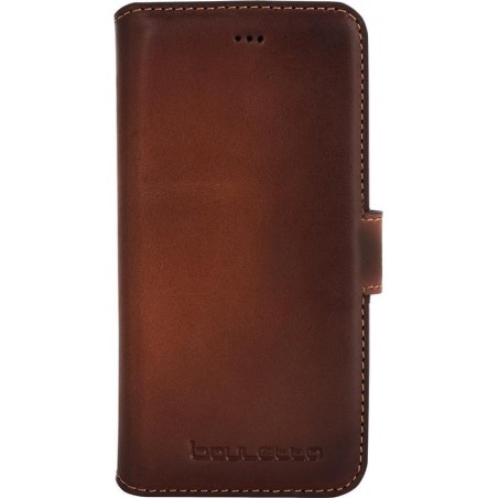 Bouletta Lederen Apple iPhone X / Xs Hoesje - BookCase Burnished Brown