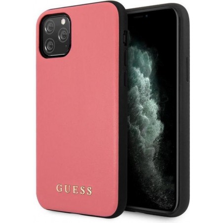 Guess PU Leather Hard Case voor Apple iPhone 11 Pro (5.8") - Roze