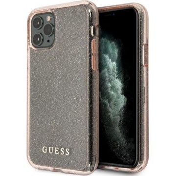 Guess Glitter Hard Case voor Apple iPhone 11 Pro (5.8") - Roze