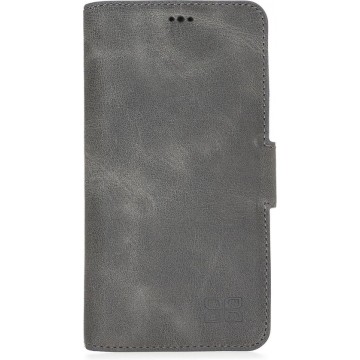 Bouletta Samsung Galaxy S10e leer Book- WalletCase hoesje Vintage Grey