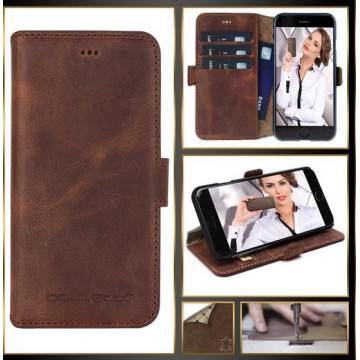 Bouletta Lederen iPhone 7/8 Plus BookCase New Edition - Antic Brown